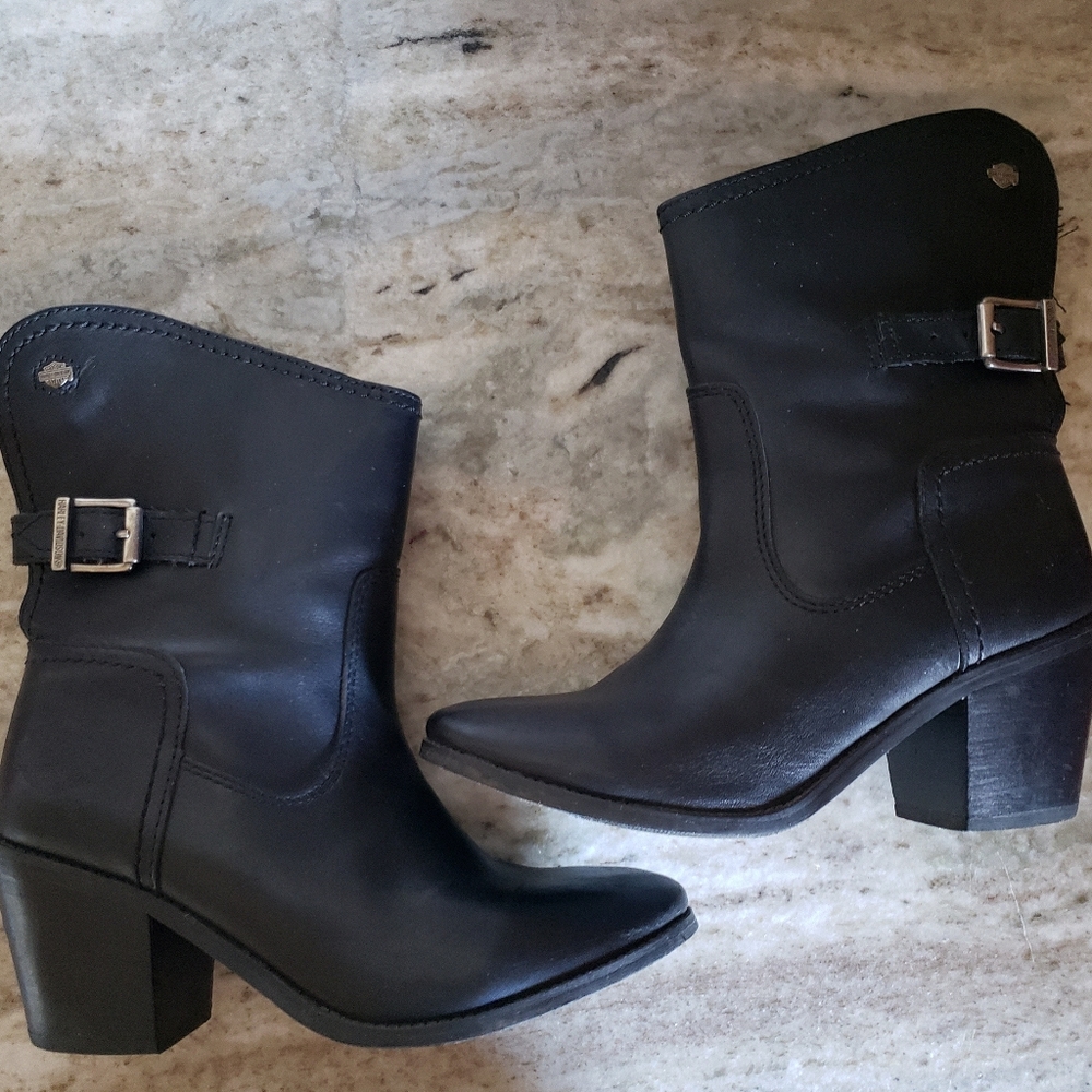 Harley Davidson Leather Boots